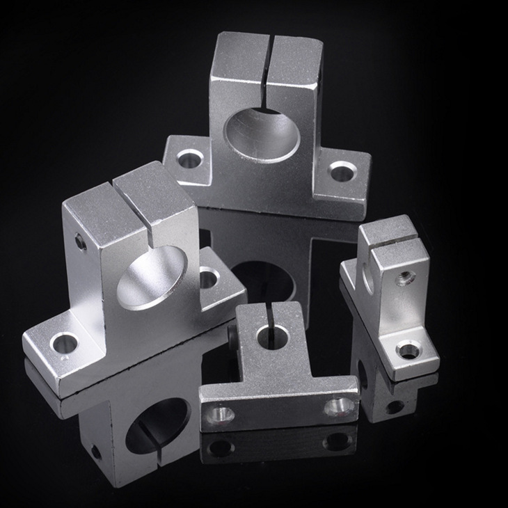 立式支撑座 直线光轴固定支架sk12 导向滑动轴承座架大量供应