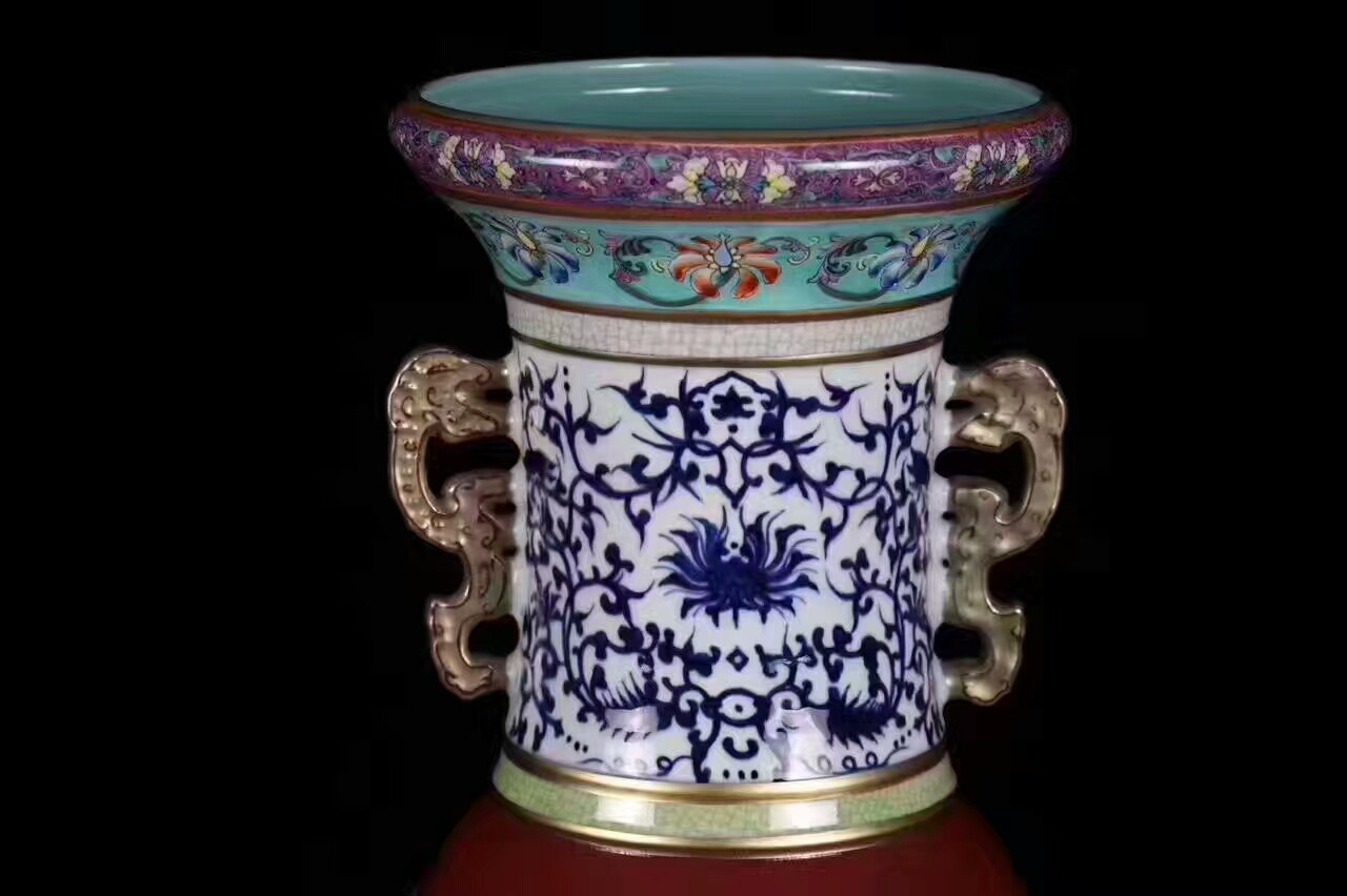 景德镇厂家直销中华瓷王 仿古粉彩瓷王