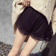 夏季韩版女蕾丝薄款可外穿三分安全裤防走光打底大码宽松保险短裤