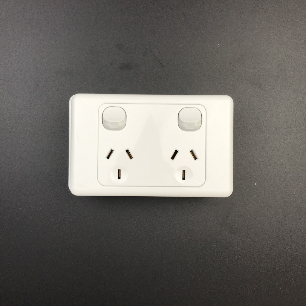 澳规插座 两位澳标墙壁插座面板 澳州澳大利亚插座新西兰阿根廷