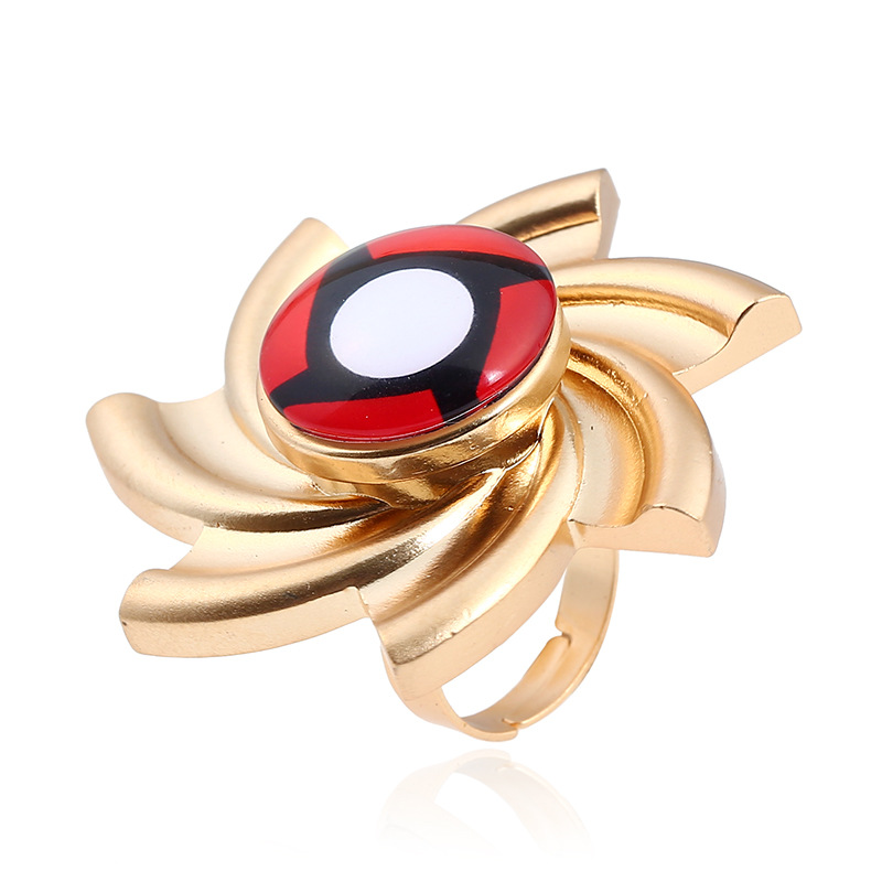 欧美新款戒指陀螺 创意宝石减压戒指陀螺 外贸旋转戒指陀螺批发