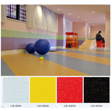 上海洁福防滑耐磨塑胶地板医院诊所地板pvc塑胶地板同质透心地板