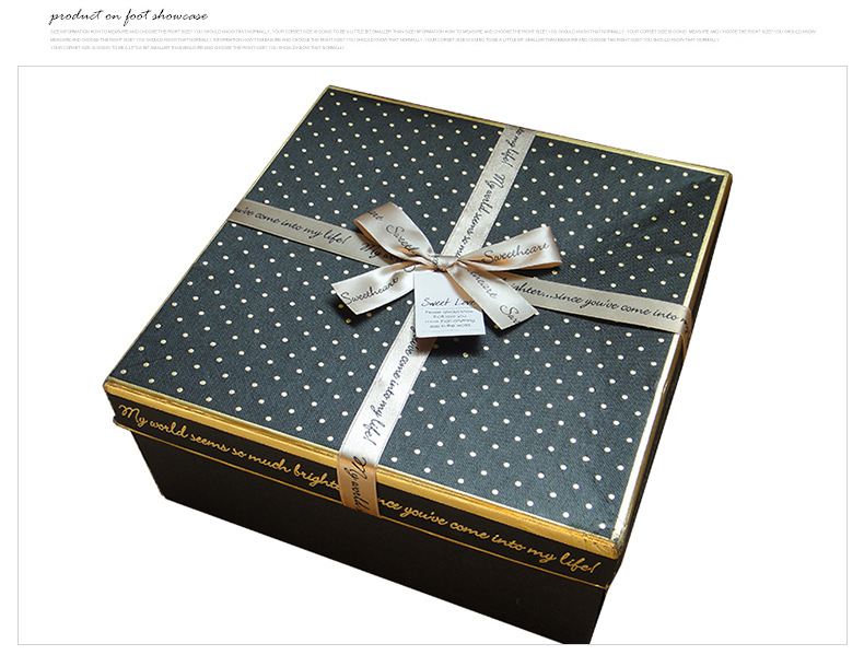 厂家定做包装盒蝴蝶结丝带礼品盒首饰包装天地盖礼盒定制加工logo