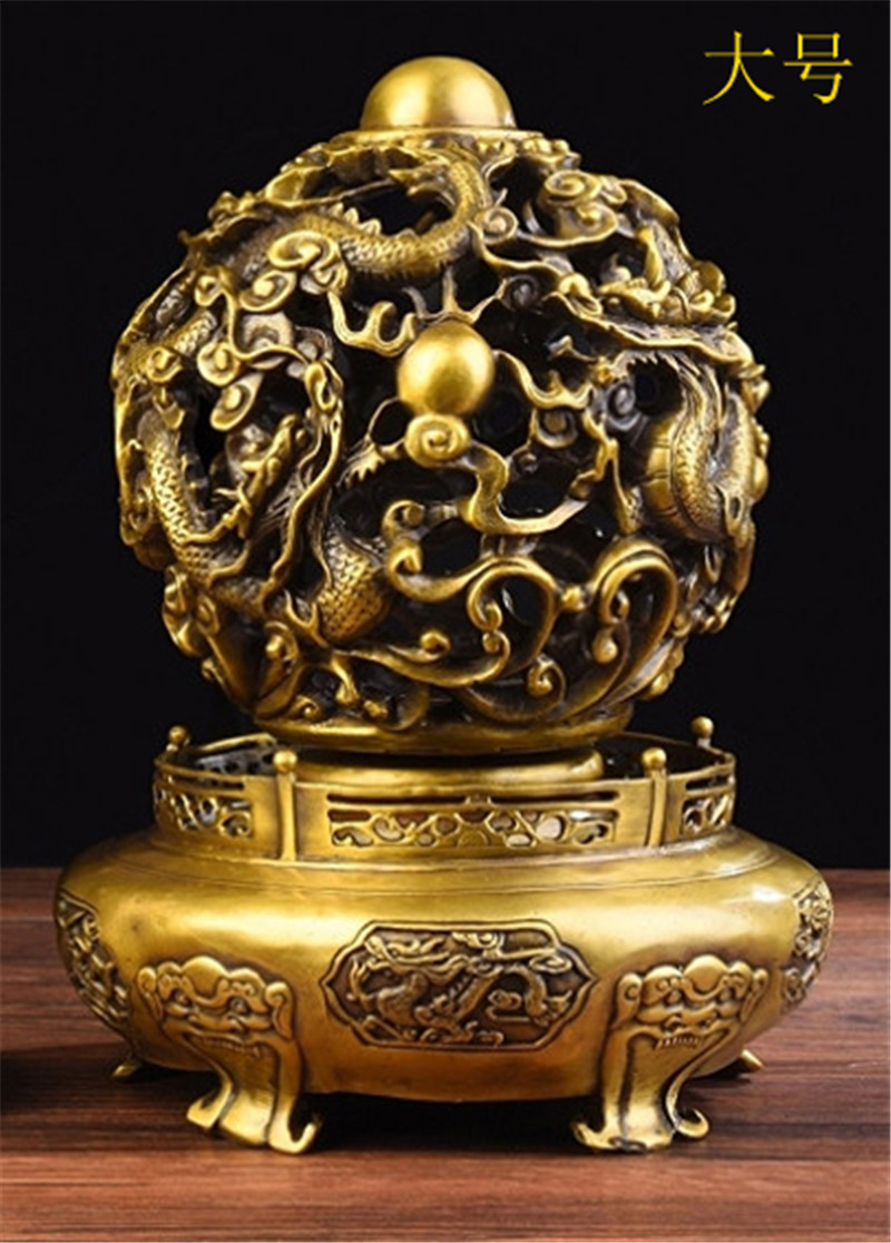 黄铜九转乾坤鼎黄铜九转乾坤香炉工艺家居装饰品摆件饰品