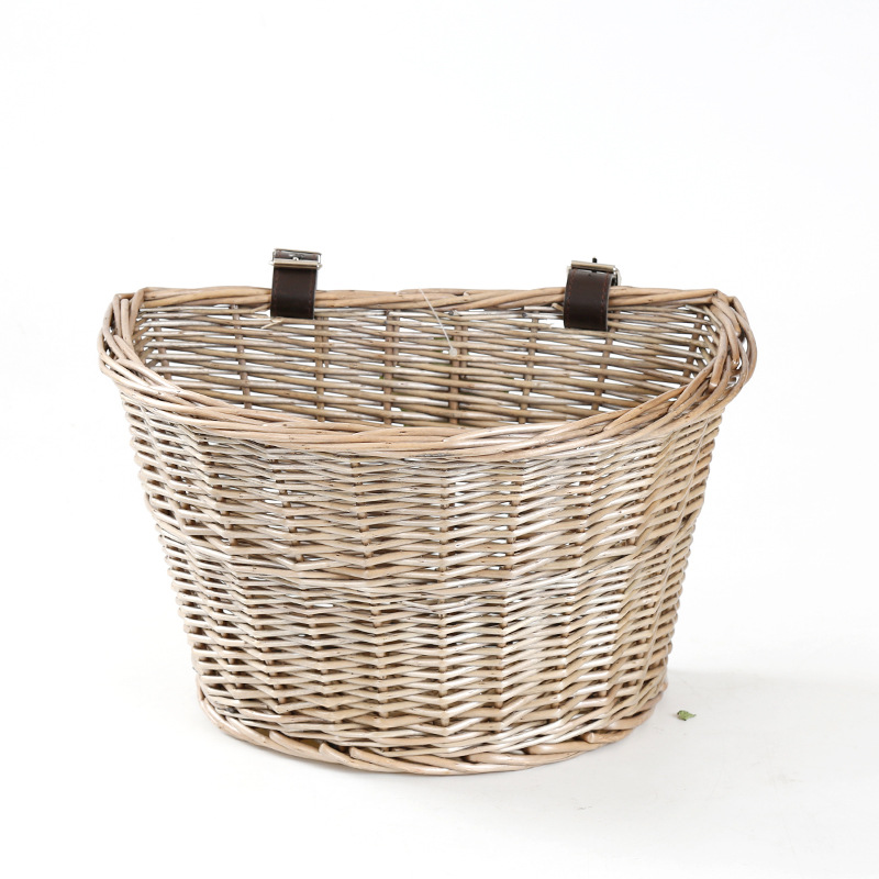 Yicheng Factory Wholesale High Quality Wicker Bicycle Basket with Favorable Price High Quality Bicycle Basket
