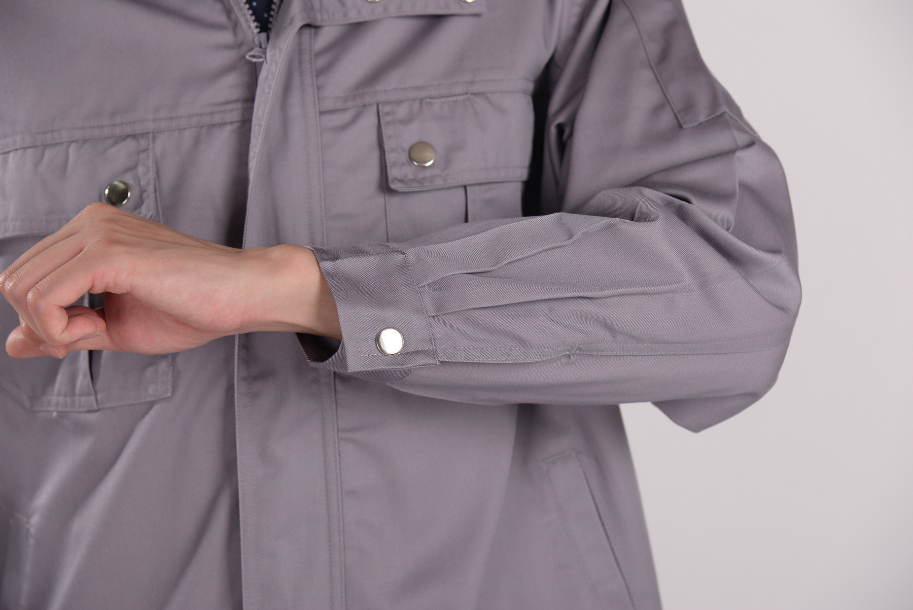 c102涤棉加厚纱卡 上衣