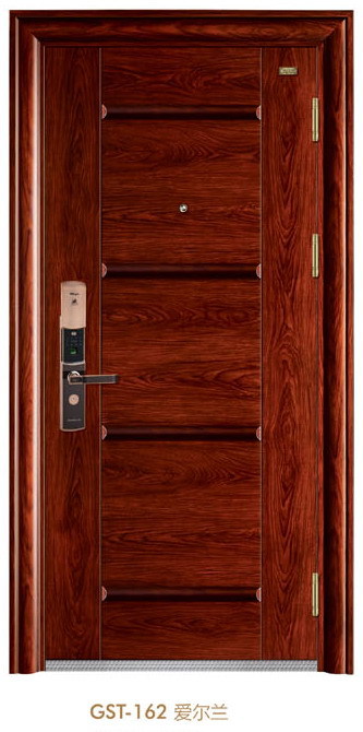 德国谷斯特指纹锁刷卡密码拼接甲级家居防盗门入户安全门gst-162