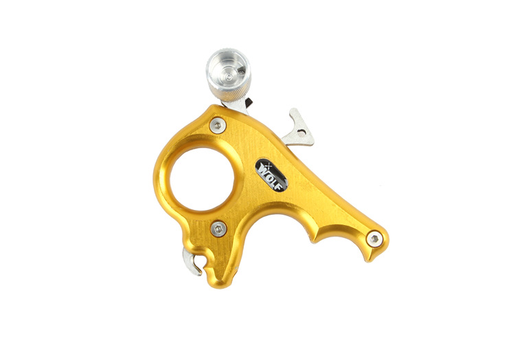 战狼三指撒放器 弓箭金属握式撒放器 复合射箭用品户外打猎手撒