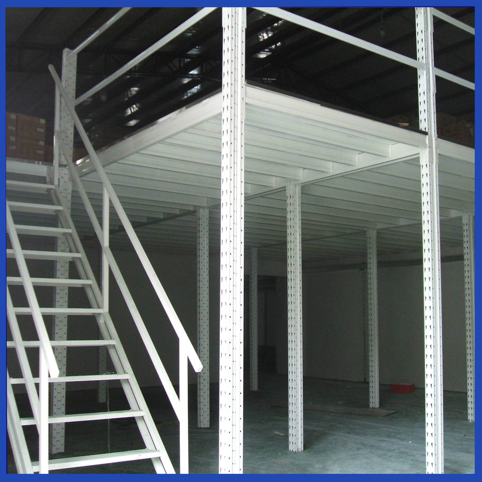 厂家定做重型仓储货架 钢木结构阁楼式货架平台 钢结构平台