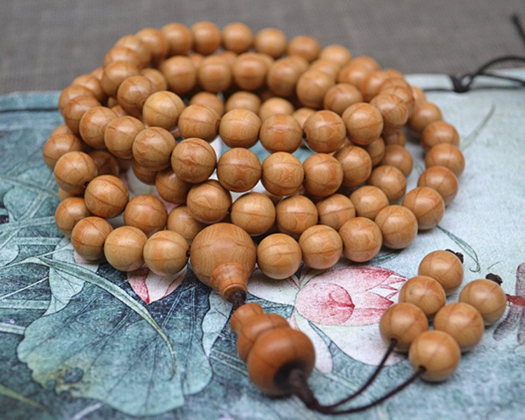 五台山六道木手串佛珠念珠108颗 圆珠 男女挂珠