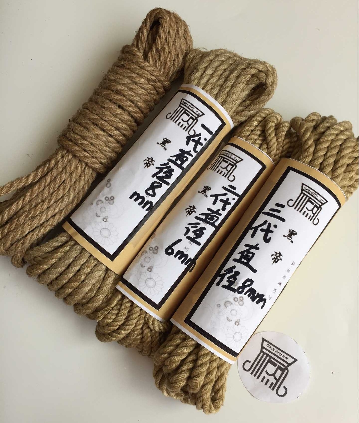 黑帝情趣用品kb麻绳二代不掉毛精品麻绳性保健品成人用品情趣绳