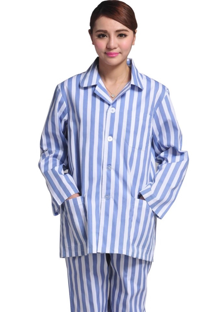 南丁格尔 医用患者病号服孕妇装男女病号服套装病人衣面料批发