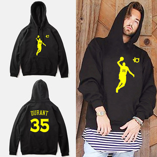 杜兰特卫衣男连帽套头衫篮球杜兰特35号外套oversize hoodie