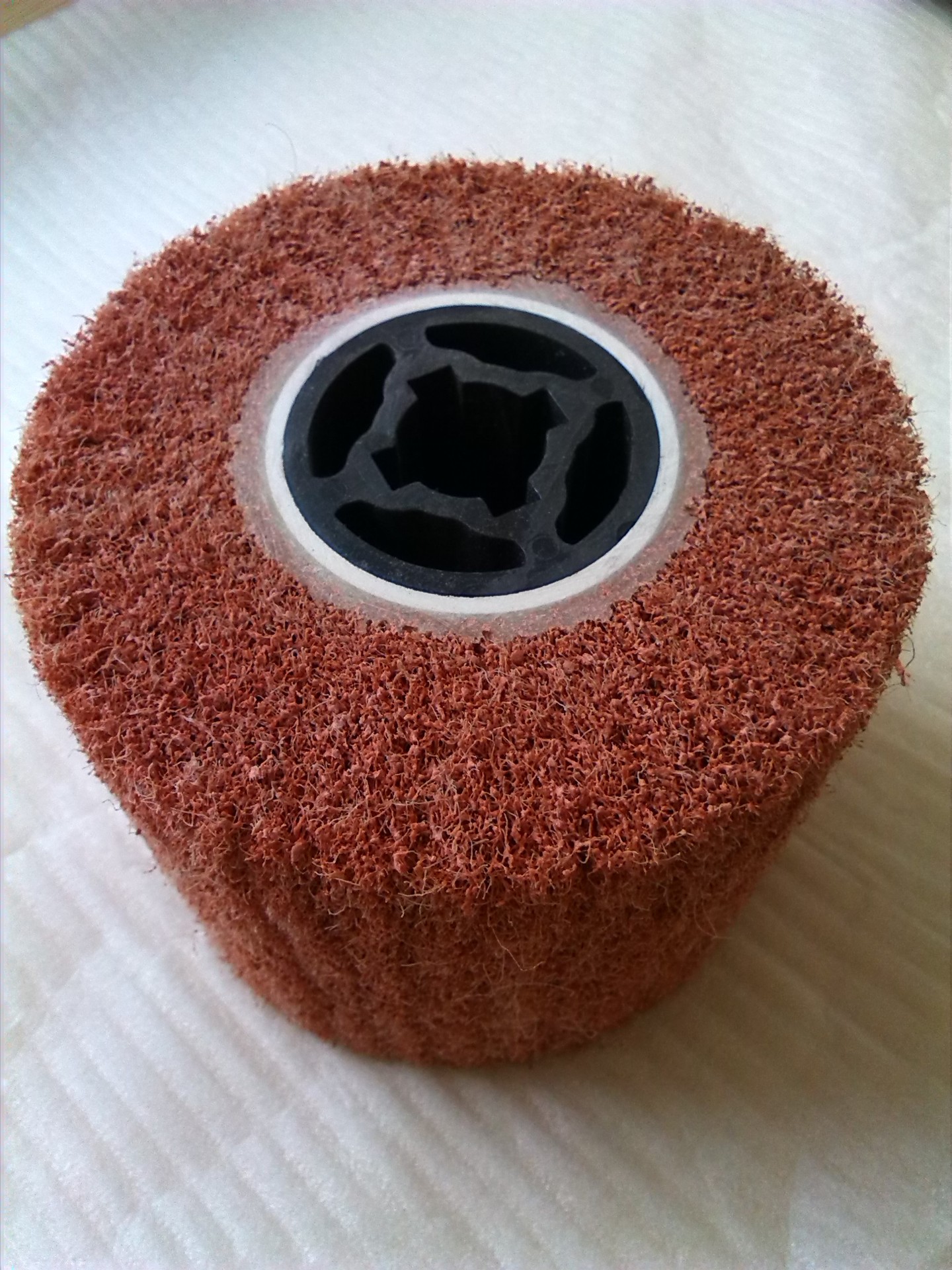 厂家直供不锈钢拉丝轮十字胶芯拉丝抛光轮五金工具金属打磨轮磨具