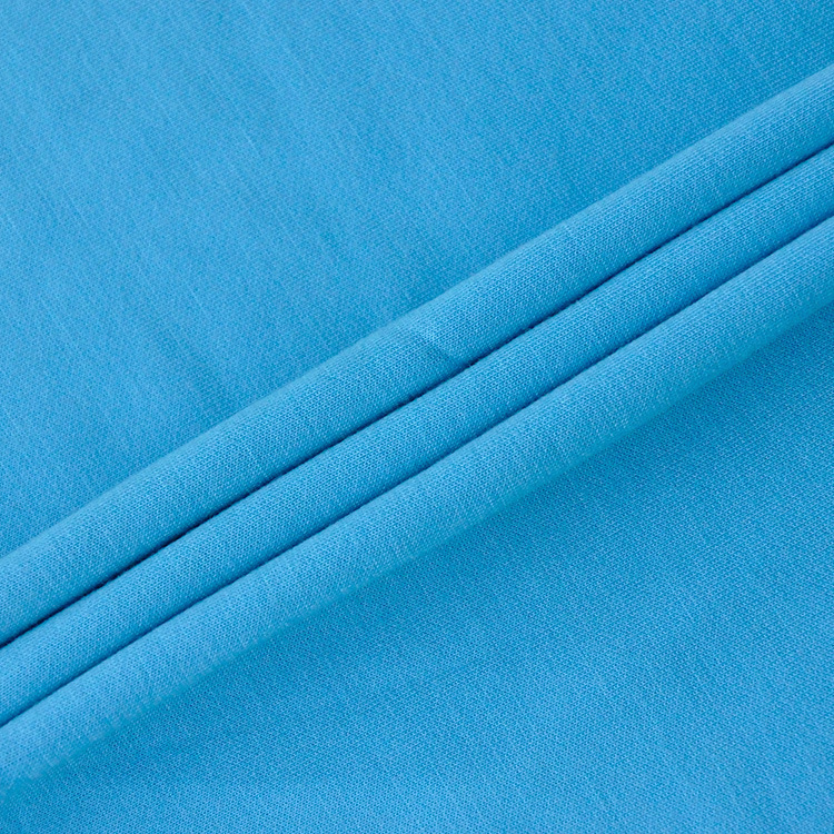 40支棉双面健康布针织健康拉架布涤氨运动服t恤高弹健康面料