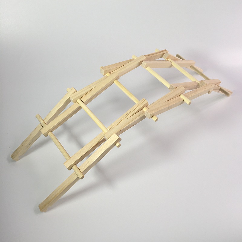 倍力桥科技小制作 diy发明拱桥力学叠加原理科学实验套装批发