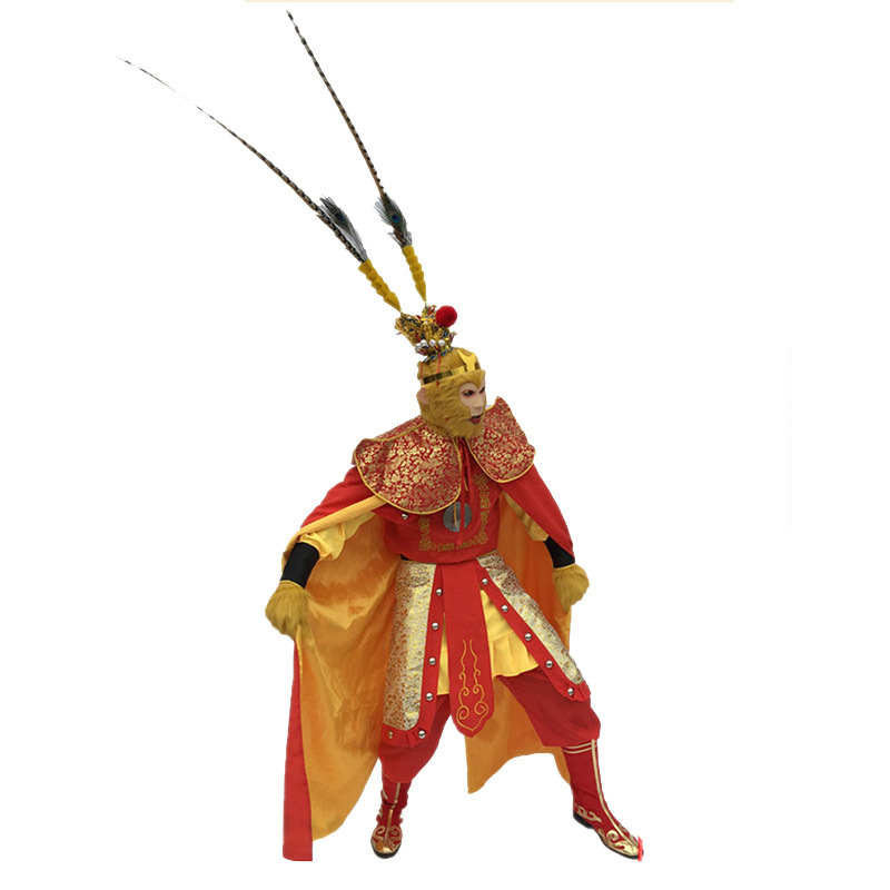孙悟空服装美猴王套装美猴王演出人猴服舞台西游记服装全套