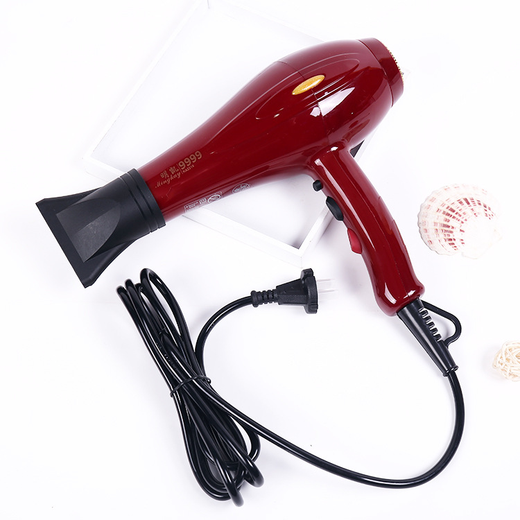 Mingkai 9999 High-Power Alternating Current Machine Hair Dryer Household Affordable Appearance Beautiful Gift Machine Royal Blue Purplish Red