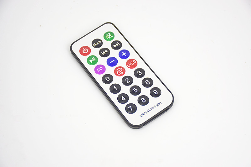 车载低音炮通用超薄万能遥控器21键万能音响遥控器 2.1音响遥控器