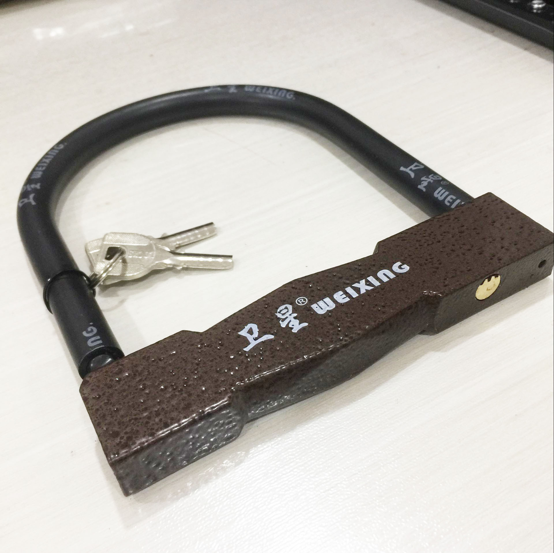 抗液压剪山地自行车锁防盗锁u型锁电瓶电动车锁摩托车u形锁单车锁