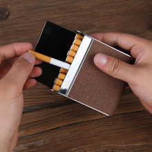 20支装烟盒竖款302不锈钢烟包商务烟盒创意个性新款烟合商务礼品