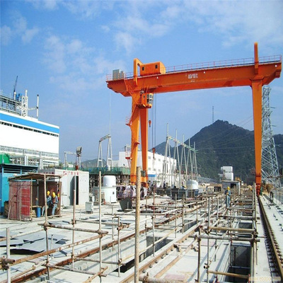 双梁龙门吊 双梁门式起重机 铁路轨道铺设 50t100t200t400t