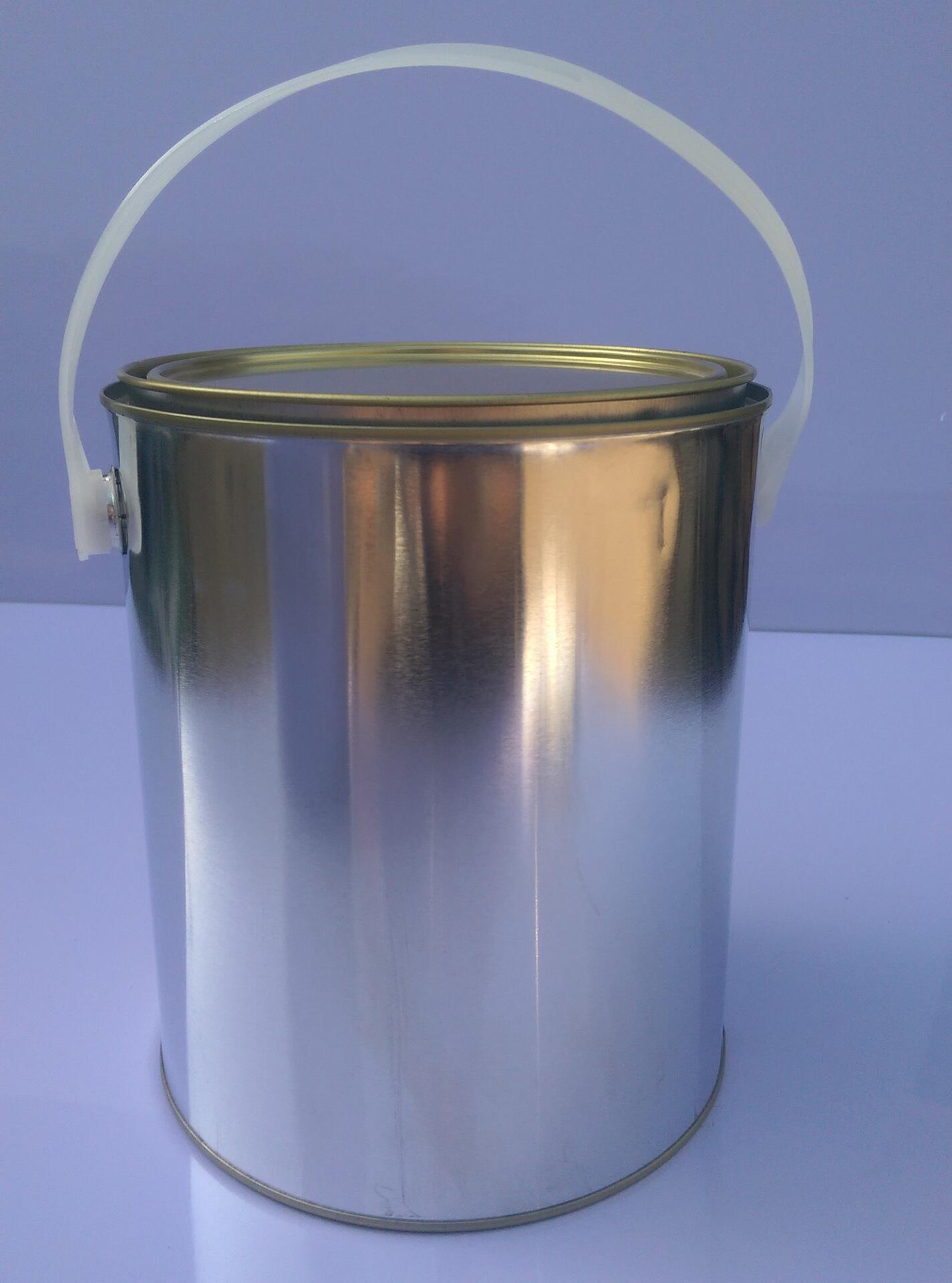 厂家定制4l5l马口铁金属包装固化剂油墨木油胶圆形涂料铁桶