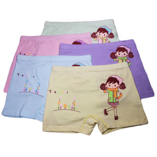 安琦莉儿童内裤男孩平角短裤头男童四角短裤宝宝男童平角卡通内裤