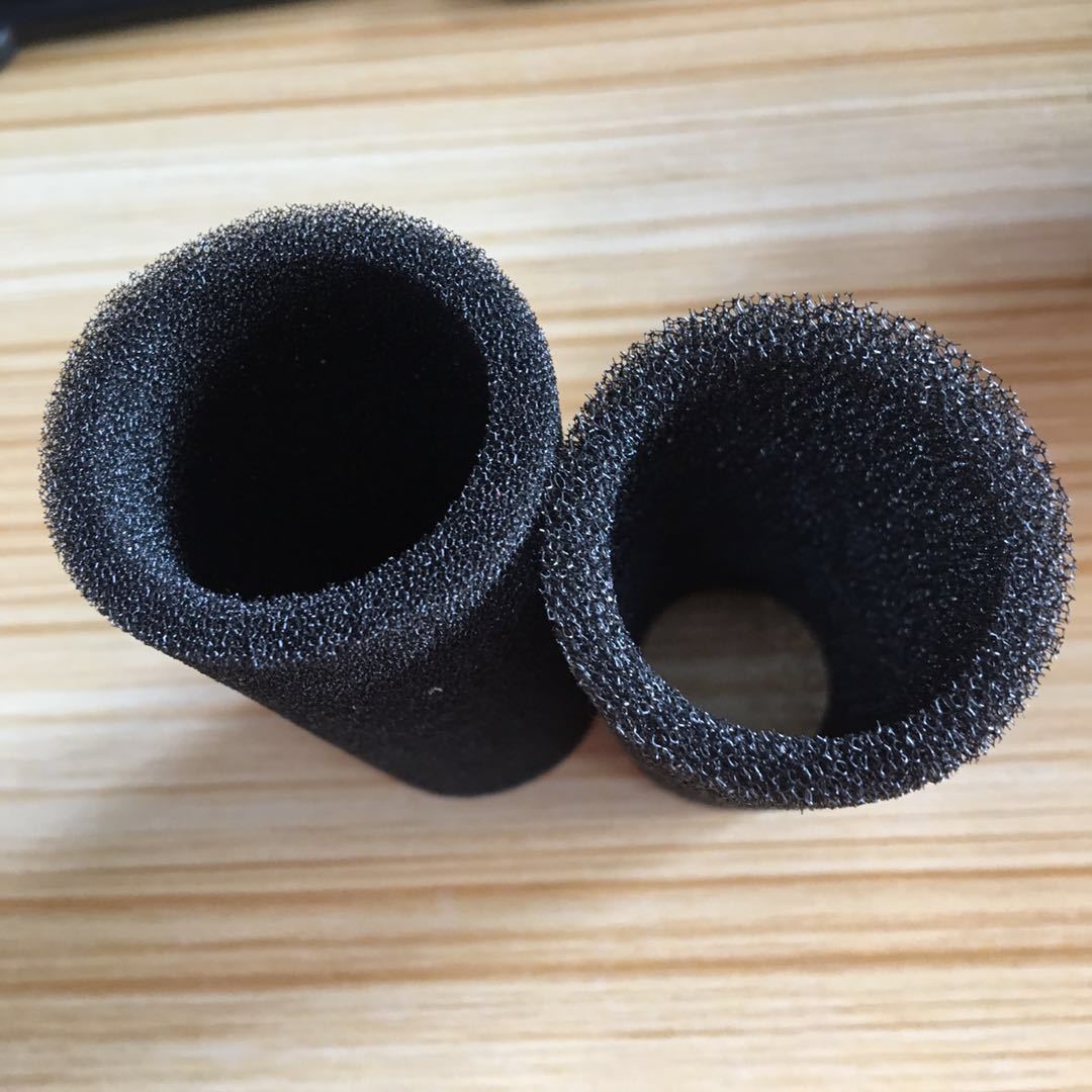 定制供应空心过滤绵圆柱 污水处理过滤海绵 风机防尘阻燃过滤网绵