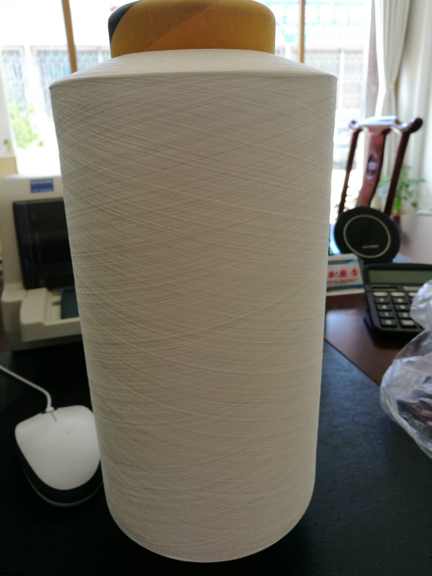 锦纶尼龙竹节消光aty空变丝160d/96f棉感尼龙 塔丝绒纱线合纱仿棉