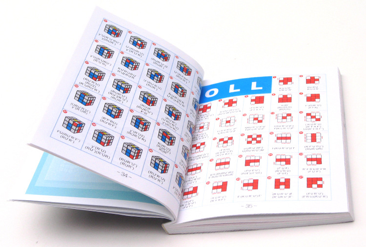 【zcube魔方秘籍200页】魔方教程入门cfop公式异形公式教程书介绍