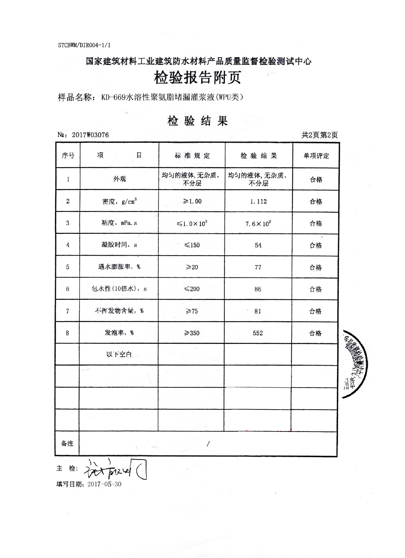 水溶性聚氨酯堵漏灌浆液 水性灌浆液 高压灌浆液 水性注浆l料