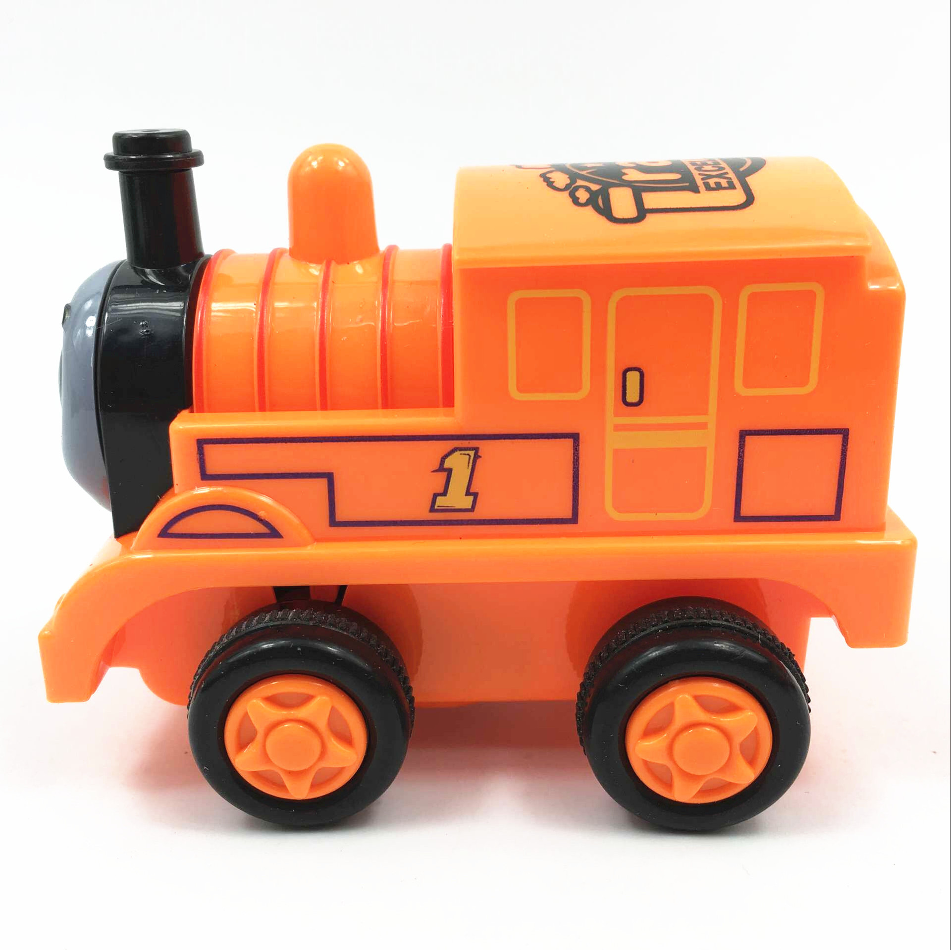 热卖惯性马斯小火车 儿童火车头惯性玩具 蛋糕摆件装饰赠品批发