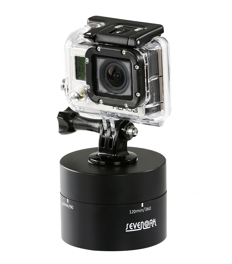 单反相机 gopro 微单 360度自动旋转云台 延时摄影 全景接片拍摄