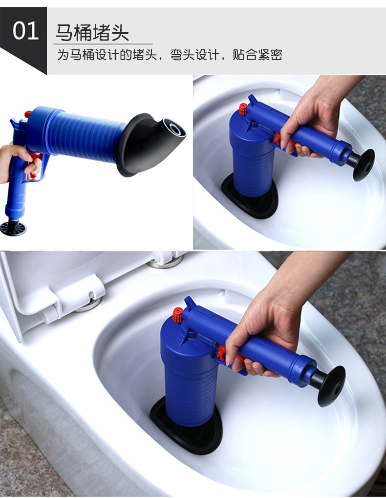 Drainage Facility Sewer Drainage Facility Toilet Plunger Hand-Operated Pipe Toilet Toilet Kitchen Drainage Facility Wholesale