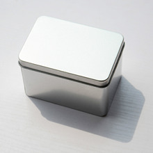 厂家长方形银色喜糖收纳马口铁包装盒小茶叶罐天地盖盒子通用收纳