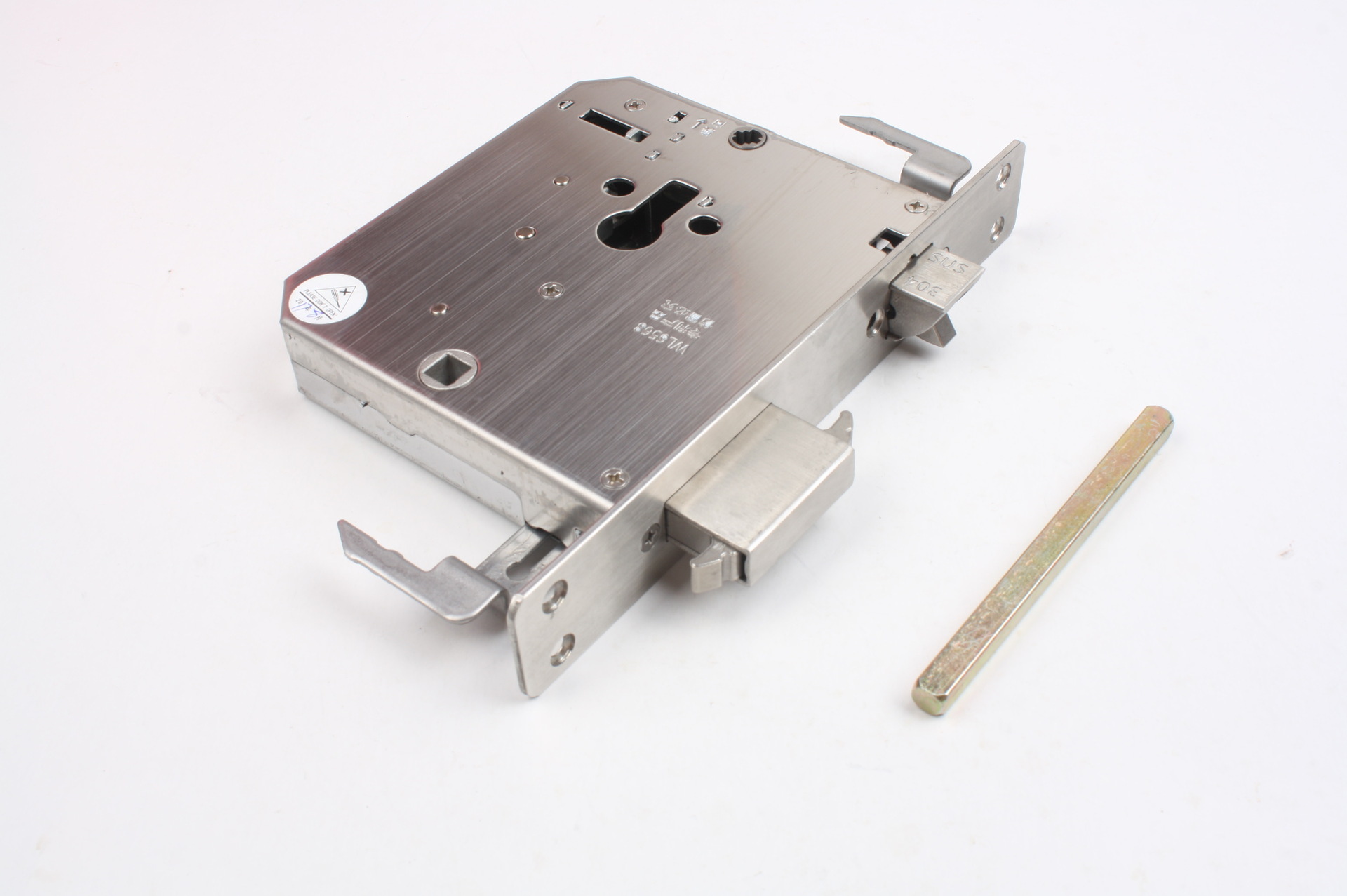 wl6568.33*210全不锈钢葫芦孔双活双快6568 大门智能指纹密码锁锁