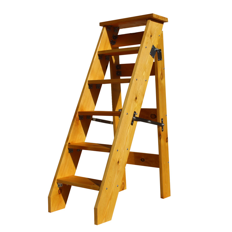 2米高家用木质阁楼楼梯花架子