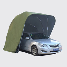 半自动移动折叠车库镀锌伸缩户外简易停车 帐篷、天幕、帐篷