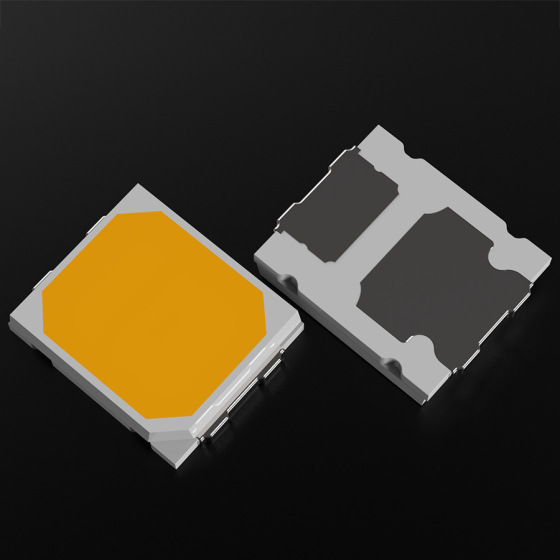 1) 固晶方式: 通常我们的2835贴片灯珠为单芯固晶 如(下图)