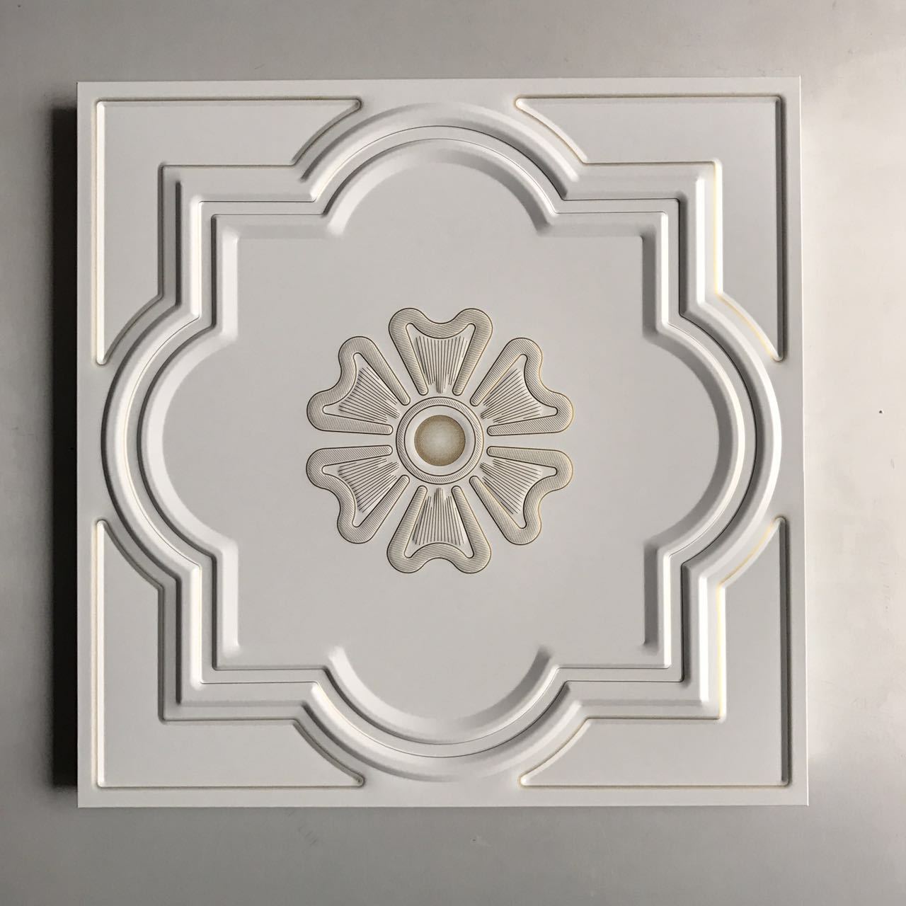 欧式二级时尚奢华客厅集成吊顶 铝扣板 铝天花 天花板板吊顶