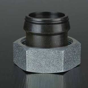 碳钢高压卡套式焊接管接头 24度锥密封焊接接管