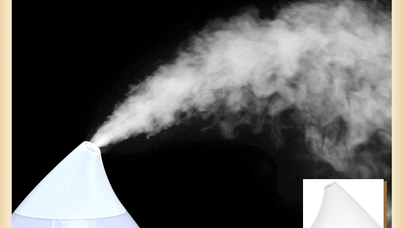 强派智能遥控款4l水滴加湿器家用静音卧室大容量办公室空气加湿器