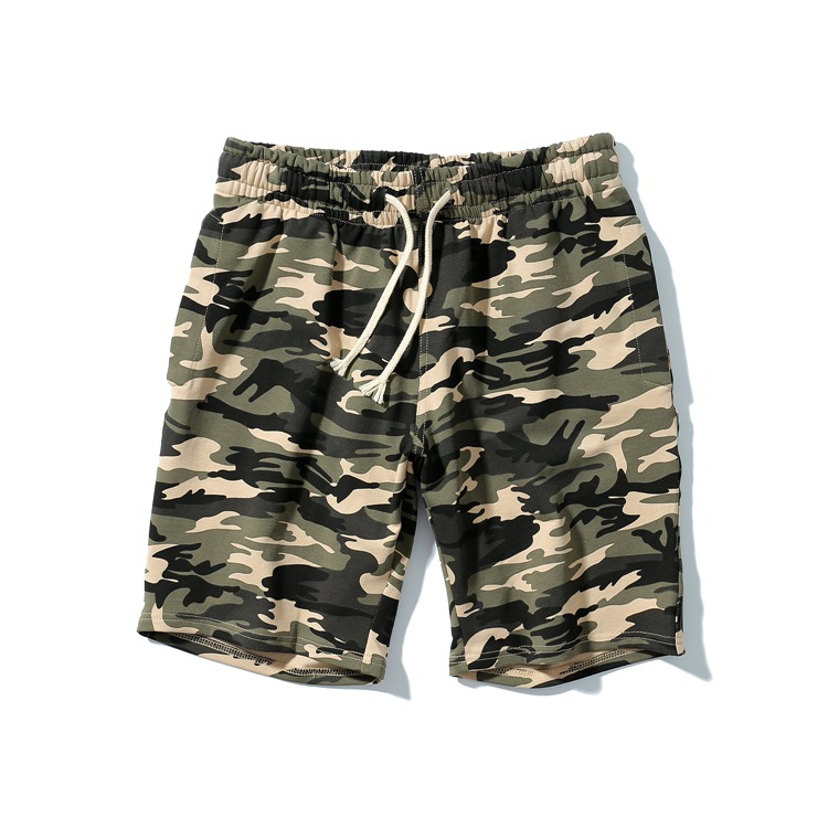 迷彩短裤男运动中裤 160 xs 矮小个子男装休闲裤bf风中性情侣装