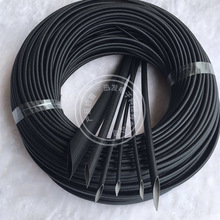 200度黑色高温套管 锭纹管 硅树脂玻璃纤维管 矽质管 自熄管 玻纤