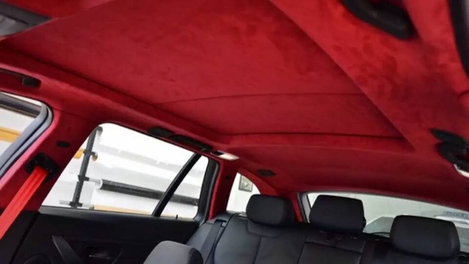 汽车顶棚布面料反绒翻毛皮车内饰真皮绒布长筒靴子面料磨砂皮绒布