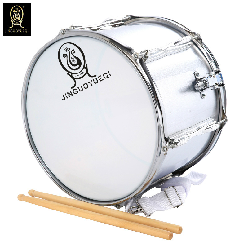 金果乐器高桶小军鼓13寸军鼓学生队鼓 学校乐队军鼓乐器双音鼓