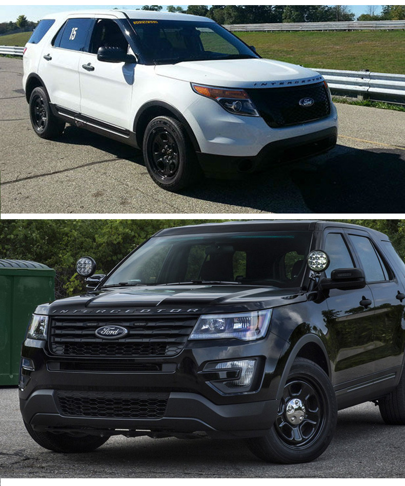 适用于福特拦截者车贴改装升级机盖车标机头标金属字母贴车头盖标