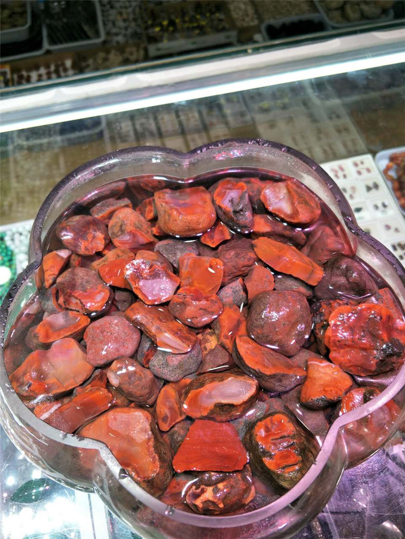 【安居珠宝】天然南红玛瑙 凉山南红玛瑙原石特价批发