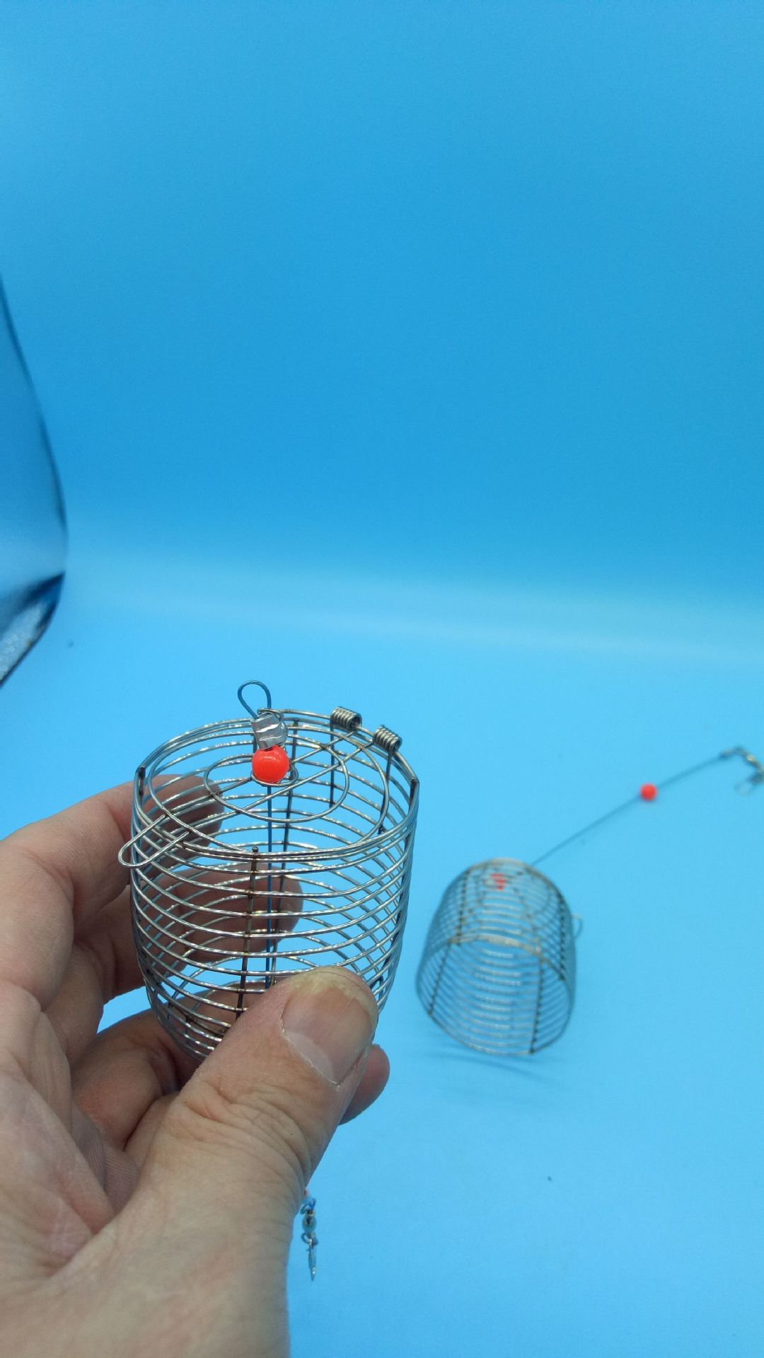 不锈钢饵笼打窝笼 诱饵笼 鱼饵笼 钓鱼饵笼钓鱼用品小配件渔具